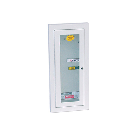 Kidde 468046 Fire Extinguisher Semi-recessed Cabinets/Keyed Steel Cam Lock