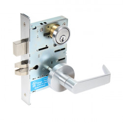 Pamex MS Series Sectional Mortise Lock, Satin Chrome