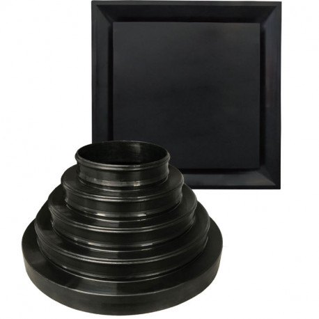 American Louver STR-PQ-BK-NRD-R6 Universal Diffuser Kit