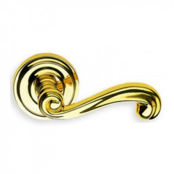 Omnia 55-45 Scroll Lever With Round Rose