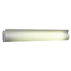PLC Lighting 824 AL 2-Light 39W Aluminum Non Dimmable Wall Light Frost Lens Fluoron Collection