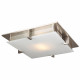 PLC Lighting 908 1-Light 24W Dimmable Ceiling Light Acid Frost Glass polipo Collection