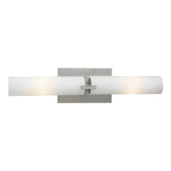 PLC Lighting 918 2-Light 60W Dimmable Wall Light Matte Opal Glass Polipo Collection
