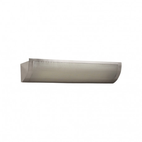 PLC Lighting 1662 SN 1-Light 24W Satin Nickel Non Dimmable Wall Light Acid Frost Glass Girasole Collection