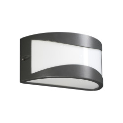 PLC Lighting 1727 1-Light 60W Dimmable Exterior Light Outdoor Fixture Opal Acrylic Lens Baco Collection