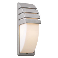 PLC Lighting 1832 1-Light 60W Dimmable Exterior Outdoor Light Opal Acrylic Lens Synchro Collection