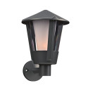  1886BZ 1-Light 60W Dimmable Exterior Light Inner Opal & Outer Clear Acrylic Lens Silva Collection
