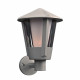 PLC Lighting 1886 1-Light 60W Dimmable Exterior Light Inner Opal & Outer Clear Acrylic Lens Silva Collection