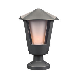 PLC Lighting 1888 1-Light 60W Dimmable Exterior Light Inner Opal and Outer Clear Acrylic Lens Silva Collection