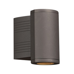 PLC Lighting 2050 1-Light 9W Dimmable (Down Light) LED Exterior Light Clear Glass Diffuser Lenox-I Collection
