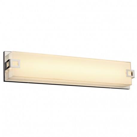PLC Lighting 3342PC 1-Light Polished Chrome Dimmable LED Wall Light Tucker Collection