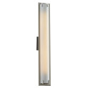  3386SN 1-Light Satin Nickel Dimmable LED Wall Light, Matte Opal Glass Claridge Collection