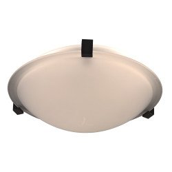 PLC Lighting 3464 1-Light Dimmable Ceiling Light Nuova Collection, Width-16"
