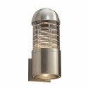 PLC Lighting 4070BA 2-Light 11W Brushed Aluminum Non Dimmable LED Exterior Light, Clear Lens Celine Collection