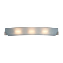 PLC Lighting 4444PC 3-Light 100W Polished Chrome Dimmable Wall Light, Acid Frost Glass Cirrus Collection