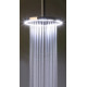 Rain Therapy RD-PD22 9-1/2" Round Shower Head With LED Light, Pol. St. Steel