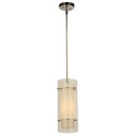 PLC Lighting 7580PC 1 Mini Drop Cylindrical Fixture From The Duran Collection, Finish-Polished Chrome