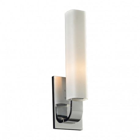 PLC Lighting 7591PC 1 Light Solomon Collection Wall Sconce, Finish-Polished Chrome