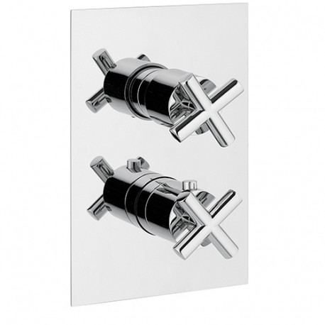 Rain Therapy OM-3011 In Wall Thermostatic 3/4" Valve With 1 Volume Control 3/4" Fem. NPT Inlet w/Shut-Off & Filters
