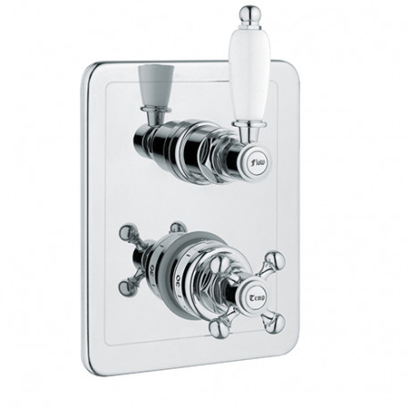 Rain Therapy OM-30117 In Wall Thermostatic 3/4" Valve With 1 Volume Control