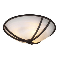 PLC Lighting 1486 Highland Collection 60W Ceiling Light, Finish-Oil Rubbed Bronze