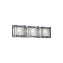 PLC Lighting 1814 40W Dimmable Vanity Wall Light, Corteo Collection, Finish-Polished Chrome