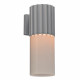 PLC Lighting 31740SL 1-Light Outdoor Fixture Wallyx Collection, Finish-Silver