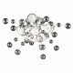 PLC Lighting 81382 PC 8-Light Ceiling Light Circus Collection, 35W, Finish-Polished Chrome