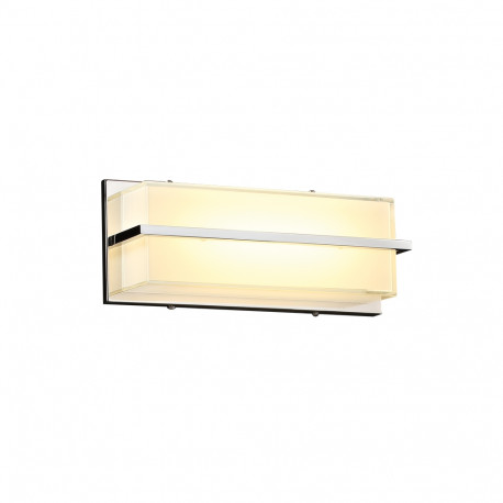 PLC Lighting 9005 LED Wall Light Tazza Collection, 10W, Finish-Polished Chrome