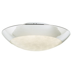 PLC Lighting 91104PC 1 Single LED Ceiling Light From The Rolland Collection, Finish-Polished Chrome