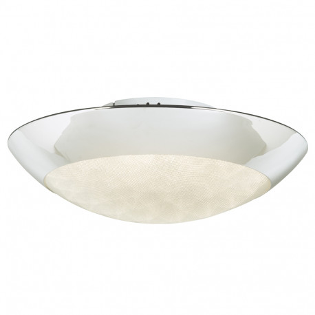 PLC Lighting 91104PC 1 Single LED Ceiling Light From The Rolland Collection, Finish-Polished Chrome