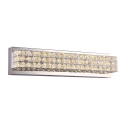 PLC Lighting 9271 1-Light LED Vanity Wall Light, Diamond Collection, Finish-Polished Chrome