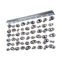  96957PC Bubble Collection Linear Light Ceiling Light, Finish-Polished Chrome