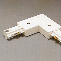PLC Lighting TR2131 Track Lighting Two-Circuit Accessories Collection L Connector