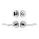 Viaggio CHRL Entry Set: Circolo Hammered Rosette, Motivo Collection, Lever