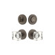 Viaggio CHRK Entry Set: Circolo Hammered Rosette, Motivo Collection, Knob