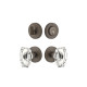 Viaggio CHRK Entry Set: Circolo Hammered Rosette, Motivo Collection, Knob