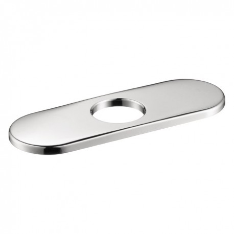 Hansgrohe 14018001 HANSGROHE-14018001 Base Plate for Traditional Single-Hole Faucets 6"