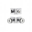 Viaggio QHRK Entry Set: Quadrato Hammered Rosette, Motivo Collection, Knob