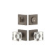 Viaggio QLMK Entry Set: Quadrato Linen Rosette, Motivo Collection, Knob