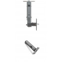 ABH 1869US10BSEC Universal Top Automatic Flush Bolt w/ Bottom Fire Bolt for Metal/Wood Doors
