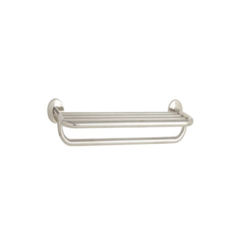 Seachrome 700 Series Towel Shelf and Bar, Mounting Centers x 9-1/4" D