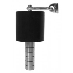 ABH Hardware 1803 Floor Stop 5/8" D x 3" H Rod Size