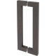 Delaney BD066 17-1/4 Inch Barn Door Pull Handle - Double Sided Square