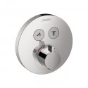 Hansgrohe 15743001 ShowerSelect Round Thermostatic 2-Function Trim