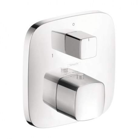 Hansgrohe 15771001 PuraVida Thermostatic Trim with Volume Control and Diverter