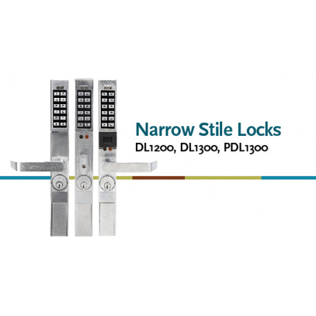 Alarm Lock PDL1300 Narrow Stile Lock