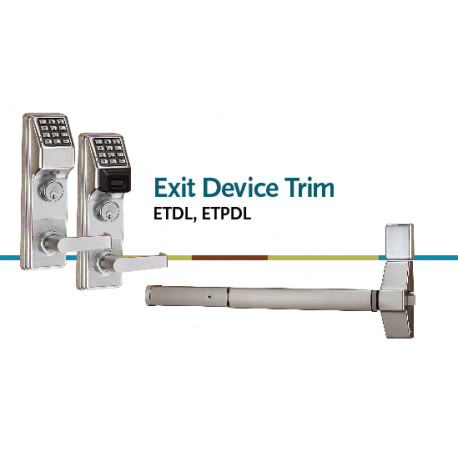 Alarm Lock ETDL Series Exit Device Trim