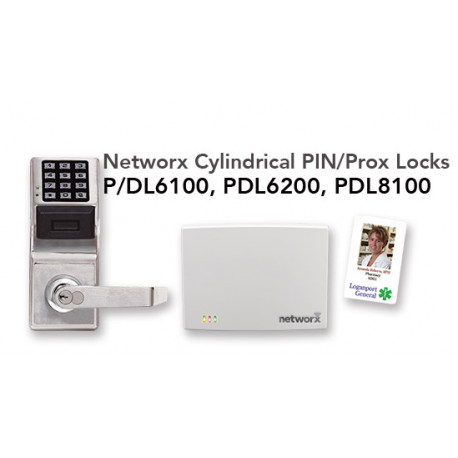 Alarm Lock PDL6100 Networx Cylindrical Pin/Prox Lock