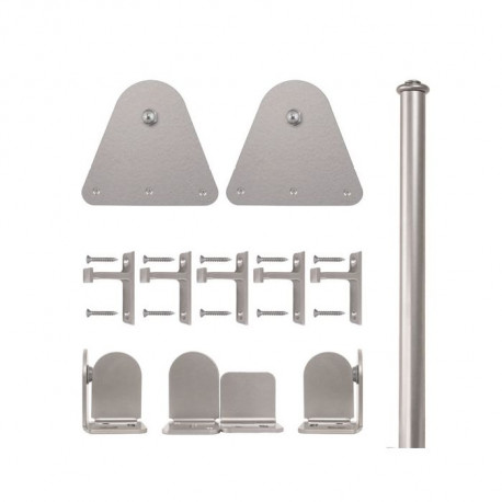 Custom Service Hardware QG.1310.T.02 Triangle Hardware Short Bracket Kit